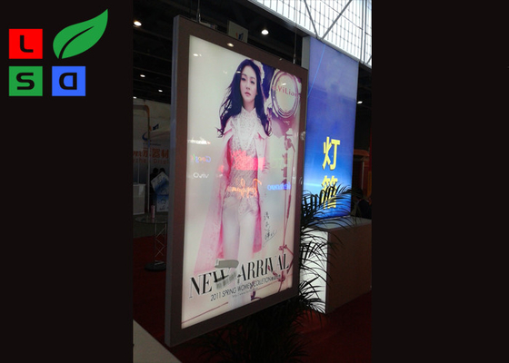 Shopping Mall 6000K Illuminated Poster Case A1 Backlit Frame 23w