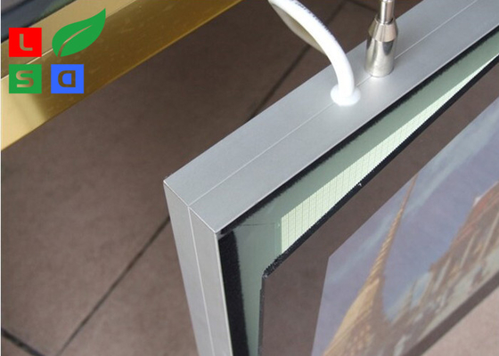 Shopping Mall 6000K Illuminated Poster Case A1 Backlit Frame 23w