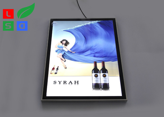 Shopping Mall 6000K Illuminated Poster Case A1 Backlit Frame 23w